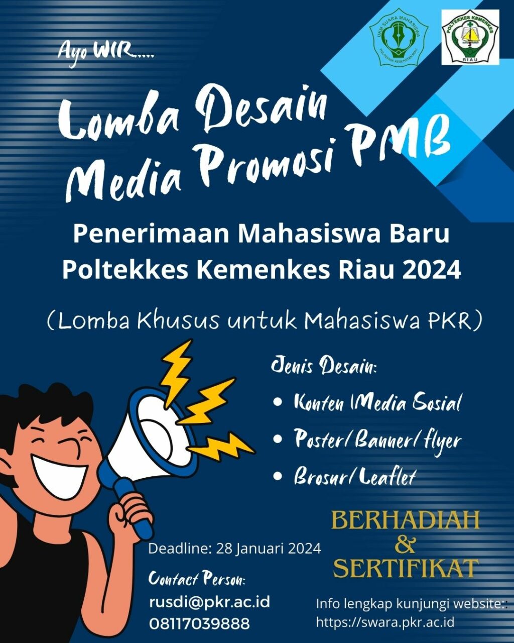 Lomba Desain Media Promosi PMB 2024